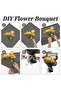 Mixed Colors Flower Wrapping Paper / Bouquet Packaging 55X55Cm 20 Pieces - 4