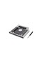 Caddy Ssd Notebook Hdd Cradle Full Metal-Laptop Dvd Bay Converter (Additional Storage Solution) 12.7mm - 3