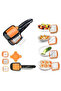 Manual Multi-Blade Fruit & Vegetable Chopper - Small Dicer with Storage Container - 2