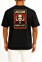 Oversized Jigsaw Wanna Play Unisex T-Shirt with Pocket and Back Design - 2