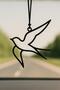 Metal ✨   Kirlangiç Linear ✨ Rearview Mirror Ornament Metal Car Hanger with Motif Auto Accessory Car Ornament Auto Accessory Car Ornament Car Ornament Metal Gift Item Auto Accessory Metal Pendant Can Be Hanged - 3