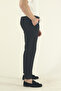 Men's Stretch Fabric Elastic Waist Lace-Up Striped Ankle Length Side Pocket Jogger Pants - 7