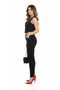Elisa Skinny Leg Stretch Fabric Black Skinny Jeans - 3