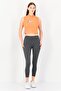 Women Tight Fit Sleeveless Training Tank Top, Orange - 4