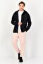 Men Sportswear Fit Long Sleeve Outdoor Sweatshirt, Black - 4