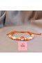 Orange Ying Yang Handmade Adjustable Macrame Lucky Bracelet – Friend Couple Energy Balance Model - 3