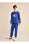Lcw Kids Blue Boys Jogger Sweatpants with Elastic Waist - 2