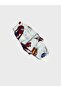 Boy's Cotton Fleece-Lined White Car Patterned Long Sleeve Winter Pajamas Set - 5