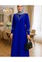 Silver Detailed Hijab Dress
