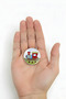 Porcelain Train Pattern Children's Room Furniture Handle Ceramic Drawer Cabinet Knob - 6