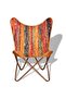 Butterfly Chairs 2 pcs Multicolour Chindi Fabric - 2