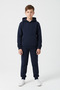 3 Yarn Thick Winter Kangaroo Pocket Hooded Boys' Tracksuit Set - 2