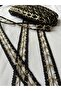 Black Silver Color Knitted Ribbon(3cm)