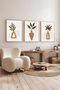 3 Piece Wooden Framed Living Room Hall Kitchen Table Set Set3412 - 2
