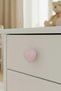 Porcelain Children's Room Pink Heart Furniture Handle Ceramic Drawer Cabinet Knob - 3