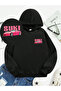 Women's Suki Printed Cotton Oversize Hooded Sweatshirt Hoodie - 4