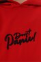 Red Boy's Relax Fit Hooded Pocket Embroidery Printed Sweatshirt - 2 Thread - 6