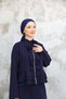 Umay Skirt Suit - Navy Blue - 2