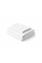 300TC 100% Cotton 4-Piece Bed Sheet Set – Queen, Twin, & single – White - 3