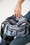 Fabiola Laurent Blue Women's Multi-Compartment Waterproof Crinkle Daily Crossbody Bag - 3