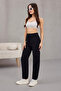 Women's High Waist Linen Blend Carrot Pants - 7