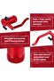 Oil Catch Can kit 6.4L Billet Oil Catch Can Kit with Z-Bracket (Red) - 4