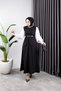 Gamze Skirted Belted Suit - Black - 3
