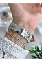 Women's Wristwatch with Steel Strap 3 Atm Water Resistant Vs.Blkt.0639 - 3