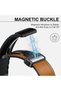 Magnetic Leather Watch Band for Apple Watch (49/45/44/42mm) - Genuine Leather, Magnetic Buck - 4