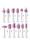 12Pcs Abrasive Polishing Mounted Stone For Rotary Tools Grinding Stone Wheel Head Tools 2.35mm Sh... - 6