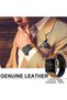 Magnetic Leather Watch Band for Apple Watch (49/45/44/42mm) - Genuine Leather, Magnetic Buck - 3