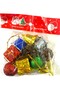 Christmas Decorations 10 Pieces Mixed Multi-Color Small Size 2-3 cm Christmas Tree Ornaments - 4