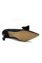 Scarlett Bow Tie Detailed Heeled Women's Shoes Black - 5