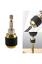 50mm 1/4 In Hex Handle Quick Coupling Drill Bit Depth Magnetic Screwdriver Bit Quick Change Adap... - 3