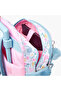 Printed Trolley Backpack with Retractable Handle - 17 inches - 8