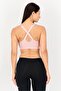 Women Stripe Training Sports Bra, Multicolor - 4