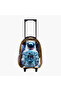 5-Piece Astronaut Print Trolley Backpack Set - 16 inches - 6