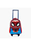 Spider-Man Print Trolley Backpack with Retractable Handle - 16 inches - 7