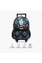 Dragon Ball Z Print Trolley Backpack with Retractable Handle - 16 inches - 4