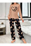 Butterfly Graphic Long Sleeve T-Shirt and Pyjama Set - 3