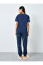 Bonjour Graphic T-Shirt and Cuffed Pyjama Set - 5