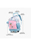Printed Trolley Backpack with Retractable Handle - 17 inches - 6