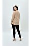 Women's Large Size Long Sleeve Front Break Piped Detail Flowy Fabric Shirt 1991 - 2