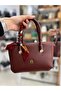 67-8123 Women's Shoulder and Shoulder Bag-Burgundy