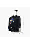 the Hedgehog Print Trolley Bag with Retractable Handle - 18 inches - 2