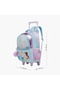 Princess Trolley Bag for Girls 5-8 Years with Adjustable Strap - 4