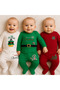 Unisex Baby 100% Cotton Christmas Patterned 6-Piece Underwear and Top Baby Set