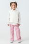 Girl's 3-Piece Set with Heart Embroidery on the Collar - 26K 4465