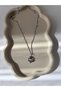 Xuping Half Sun Figure Stone Detailed Steel Silver Color Necklace - 4