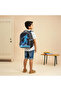 Football 3-Piece School Backpack Set for Boys 5-8 Years with Lunch Bag and Pencil Pouch - 3